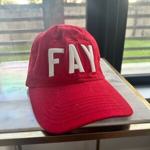 Fayetteville Arkansas Red Baseball Cap